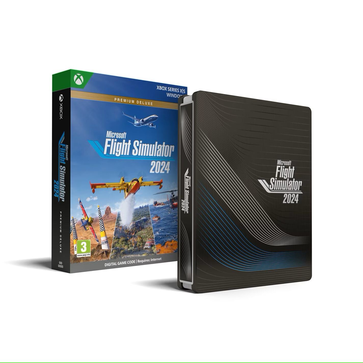 Microsoft Flight Simulator 2024 – Edition Premium Deluxe SteelBook®
XBOX SERIES X