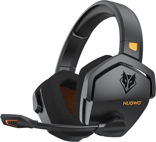 NUBWO G06 Double Casque Gaming sans Fil avec Microphone pour PS5, PC
