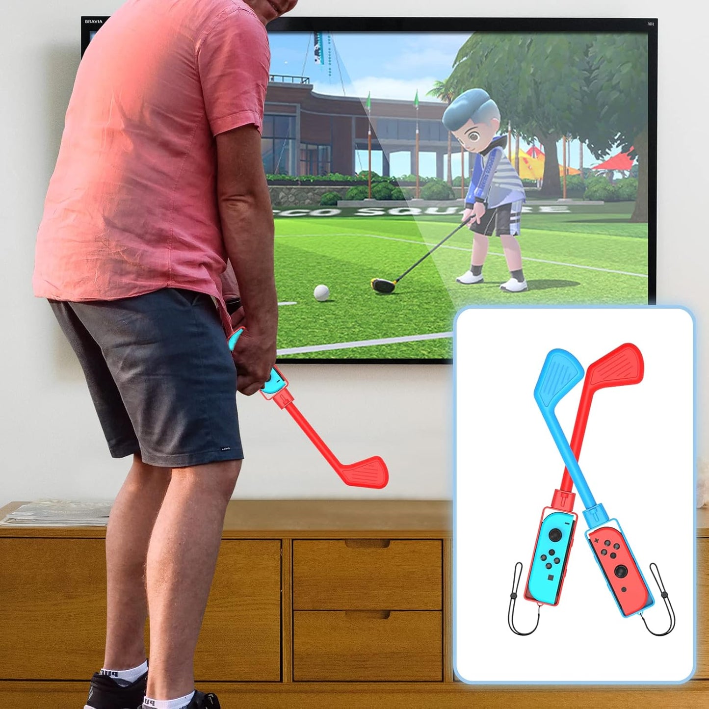 Ensemble d'accessoires de sport Switch 12 en 1 - Kits accessoires pour Nintendo Switch 2024 Family Party Pack Switch et jeux de sport OLED