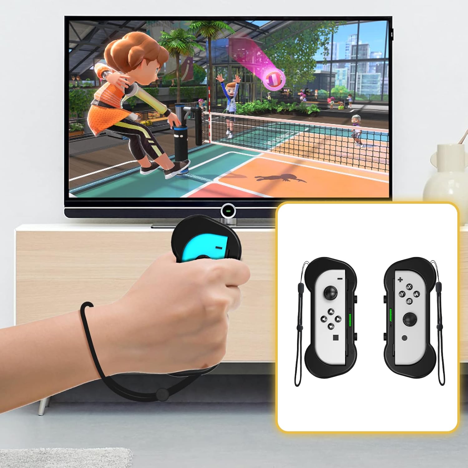 Ensemble d'accessoires de sport Switch 12 en 1 - Kits accessoires pour Nintendo Switch 2024 Family Party Pack Switch et jeux de sport OLED