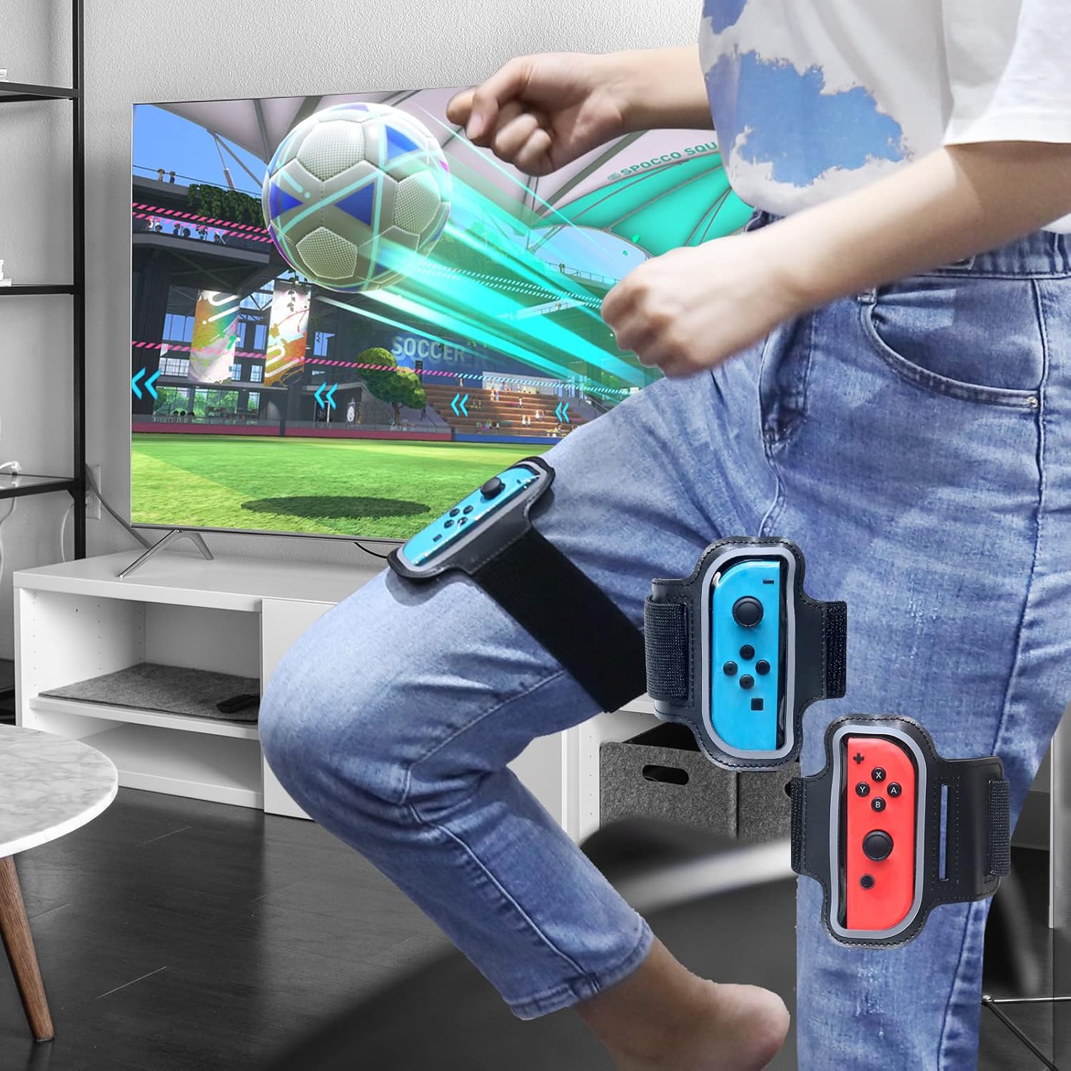 Ensemble d'accessoires de sport Switch 12 en 1 - Kits accessoires pour Nintendo Switch 2024 Family Party Pack Switch et jeux de sport OLED