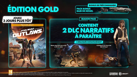 Star Wars Outlaws Edition Gold
XBOX SERIES X