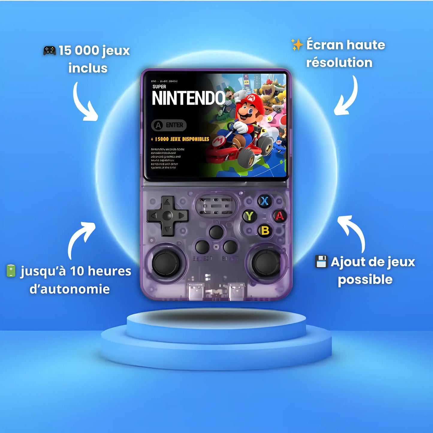 Console Rétro + Etui de protection offert