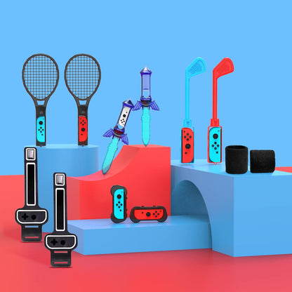 Ensemble d'accessoires de sport Switch 12 en 1 - Kits accessoires pour Nintendo Switch 2024 Family Party Pack Switch et jeux de sport OLED