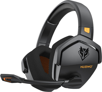 NUBWO G06 Double Casque Gaming sans Fil avec Microphone pour PS5, PC